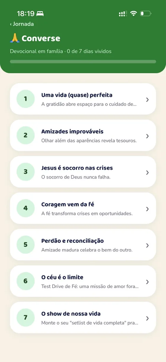 Perguntas para conversar em família
